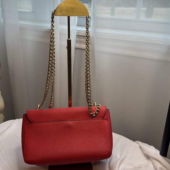 Tory Burch Red Leather Shoulder or Crossbody Bag - Picture 3 of 8